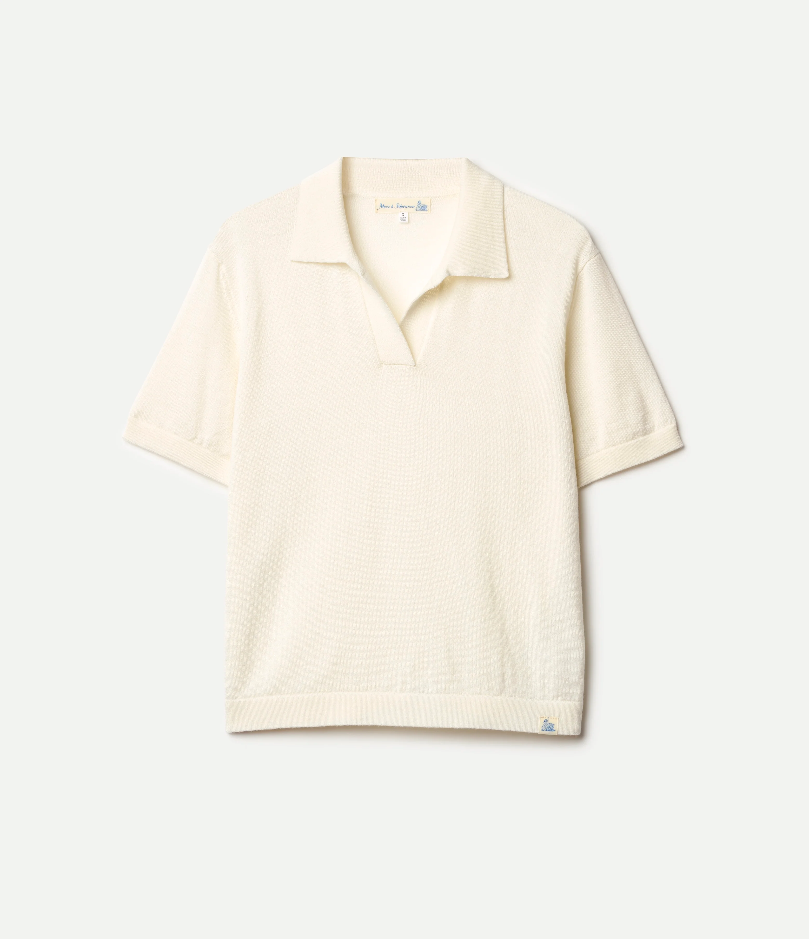 Refined Merino Wool Short Sleeve Women's Polo Shirt thumbnail 1