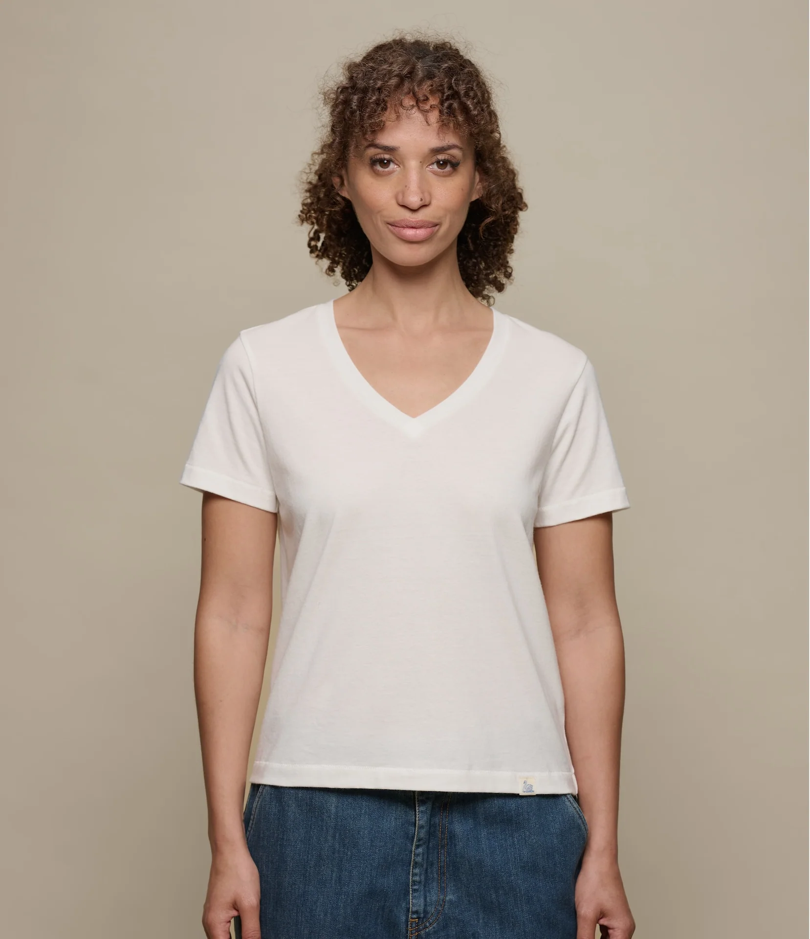 Soft Pima Cotton Women's V-Neck T-Shirt