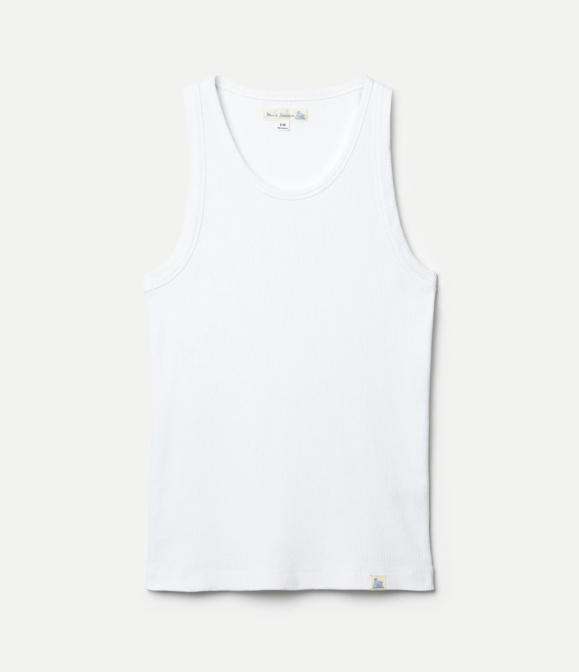 Iconic Ribbed Cotton Tank Top thumbnail 1