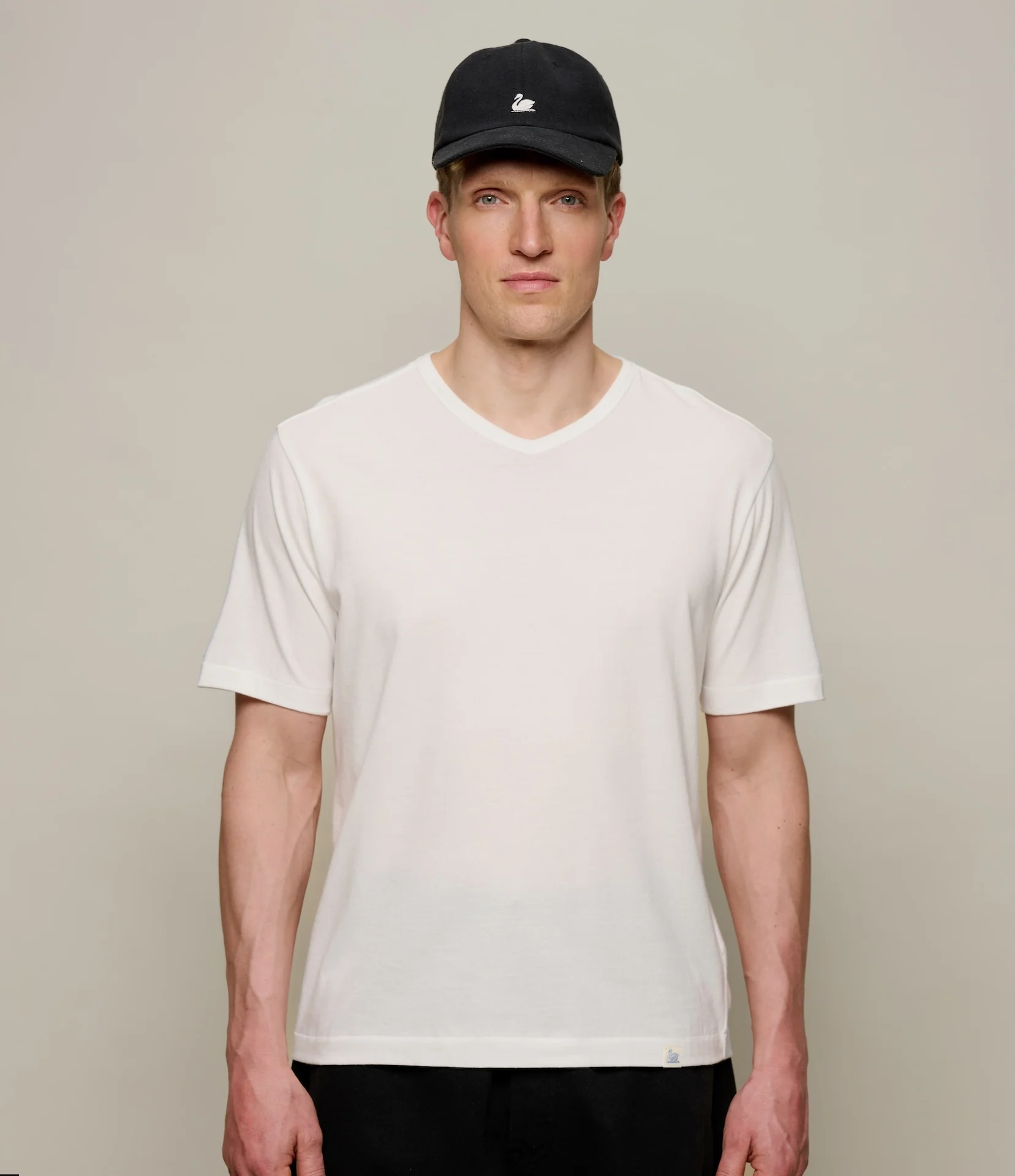 Soft Pima Cotton V-Neck T-Shirt